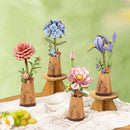 Robotime Blue Hydrangea / Blauwe Hortensia TW141