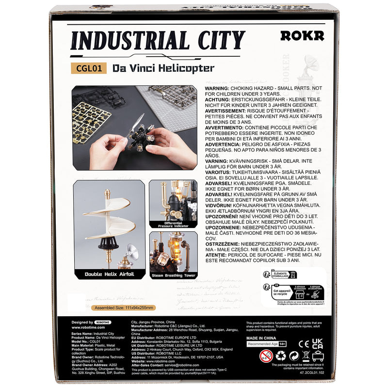 Robotime Da Vinci Helicopter CGL01