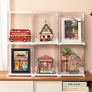 Robotime Dust Cover / Display Case Portrait M (dimensions intérieures L:223mm*P:193mm*H:281mm) DF05L