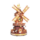 Robotime Harvest Windmill Table Clock LCA01
