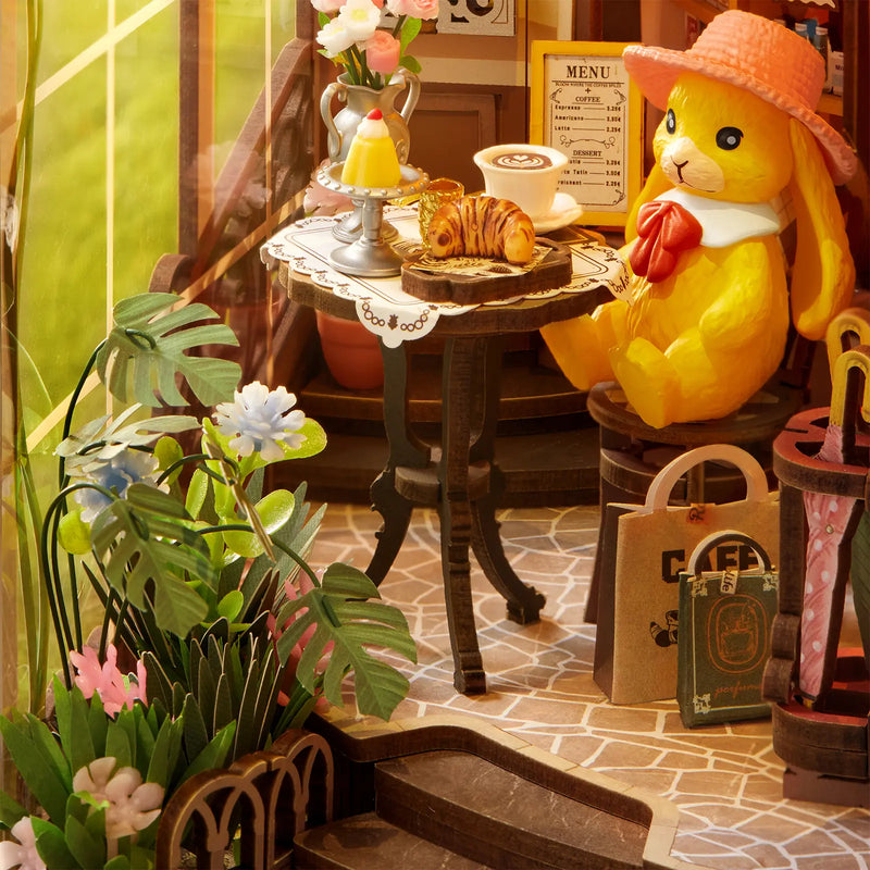 Robotime Book Nook Holiday Café TGB15