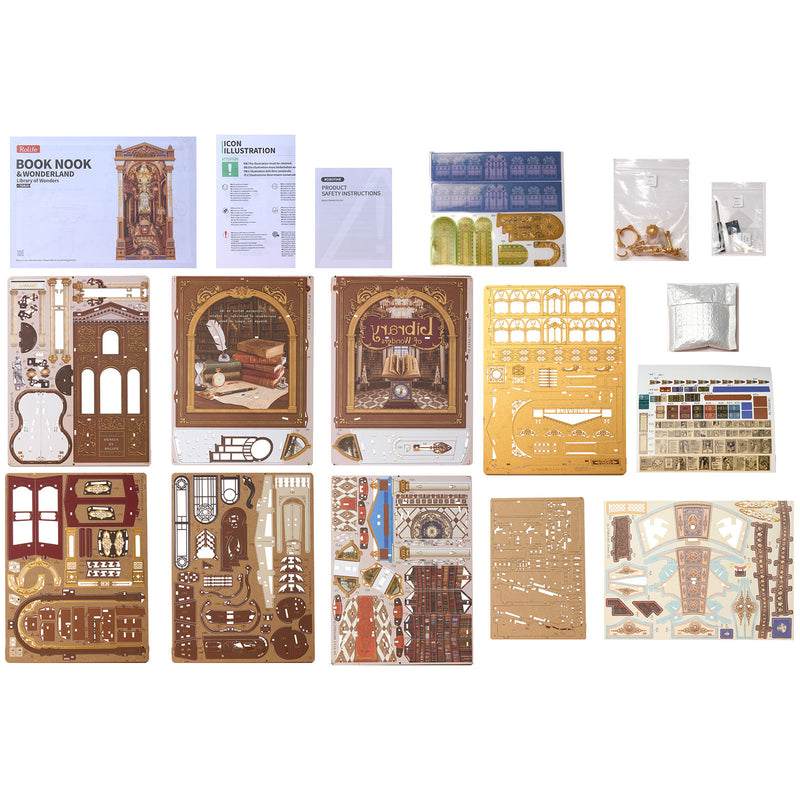 Robotime Book Nook Library of Wonders TGB16