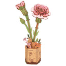 Robotime Pink Carnation / Œillets Rose TW051