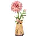 Robotime Pink Dahlia / Roze Dahlia TW131