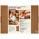 Back of package of the Robotime Alice Adventure book nook