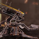 The base with seat and rear section of the barrel of the Robotime Anti-aircraft Gun