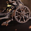 Wheel on the side of the Robotime Anti-aircraft Gun