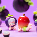 Mangosteen and Apple variants of the Robotime Baby Nanci Fruits blind box series