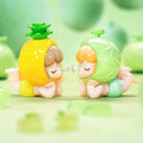Pineapple and Cantaloup variants of the Robotime Baby Nanci Fruits blind box series