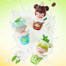 Frosty Milk Coffee, Mint Green Tea and Bamboo Oolong Tea variants of the Robotime Baby Nanci Milk Tea blind box series