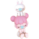 Bunny Pink variant of the Robotime Baby Nanci Seatmates blind box series