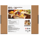 Back of package of the Robotime Baking Kitchen