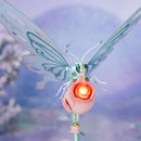 Front view of the Robotime Butterfly (Pink)