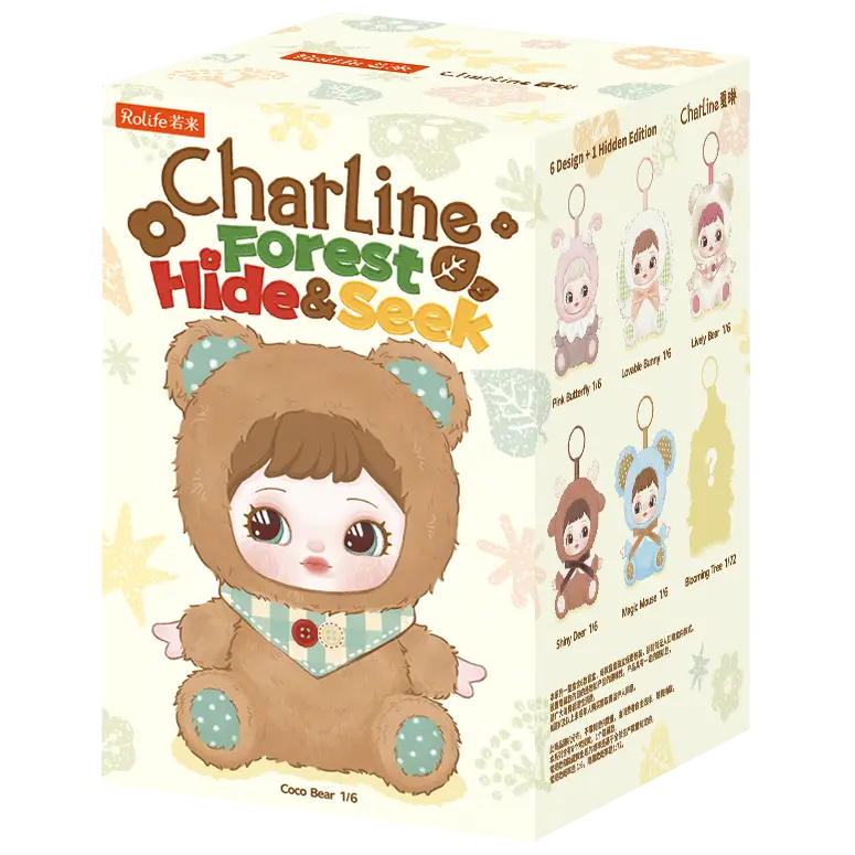 Package of the Robotime Charline Forest Hide & Seek Plush Pendant blind box series