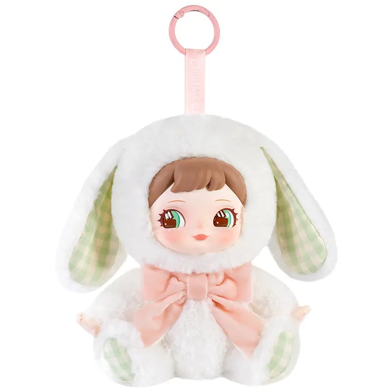 Loveable Bunny variant of the Robotime Charline Forest Hide & Seek Plush Pendant blind box series