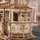 Details of the front of the Robotime Classic City Tram