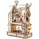 Product photo of the Robotime Classic Printing Press, wooden construction set of a functioning printing press