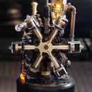 Wheel with pistons of the Robotime Da Vinci Helicopter