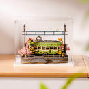 The Robotime Sakura Journey inside of the Robotime Dust Cover TGF01