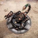 Top view of the Robotime Emperor Scorpion, electric construction kit of a scorpion in steampunk style