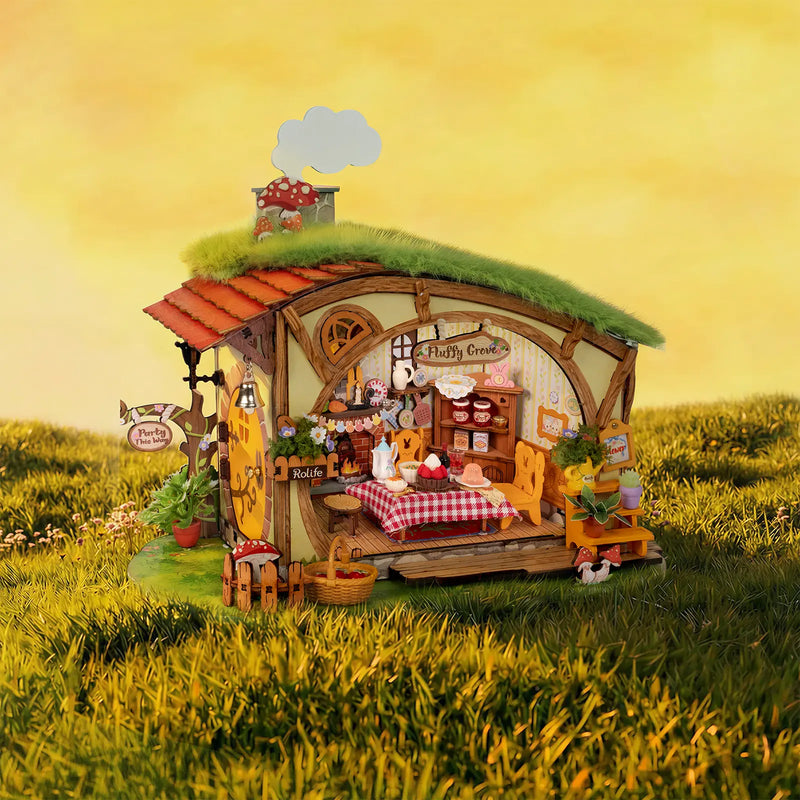 Robotime Fluffy Grove | Kit d'une maison miniature | Robotime Belgique