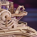 Close-up of the right side of the Robotime Gear Ball Challenge