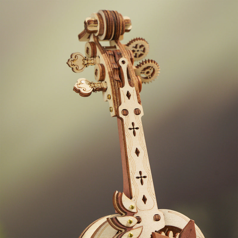 The neck of the Robotime Magic Cello