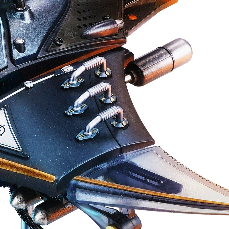 Close-up of one of the fins of the Robotime Manta Ray