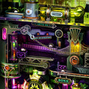 Details of the upper section of the Robotime Marble Run Alchemy City