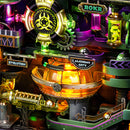 Details of the lower section of the Robotime Marble Run Alchemy City