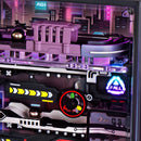 Details at the top of the Robotime Marble Run The Future City