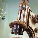 Tube and revolver with three objectives from the Robotime Microscope
