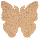 Backside of Robotime colorful wooden puzzle blue butterfly