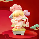 Atmospheric presentation of the Carefree Days variant of the Robotime Nanci Best Wishes blind box series