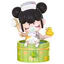 Bathing variant of the Robotime Nanci Blooming Girls blind box series