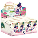 Display with twelve packages from the Robotime Nanci Chinese Poetry blind box series