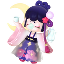 Talking to the Moon variant of the Robotime Nanci Chinese Poetry blind box series