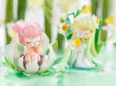 Saussurea and Narcissus variants of the Robotime Nanci Flower Stories blind box series