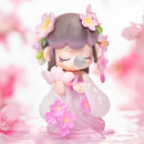 Sakura variant of the Robotime Nanci Flower Stories blind box series