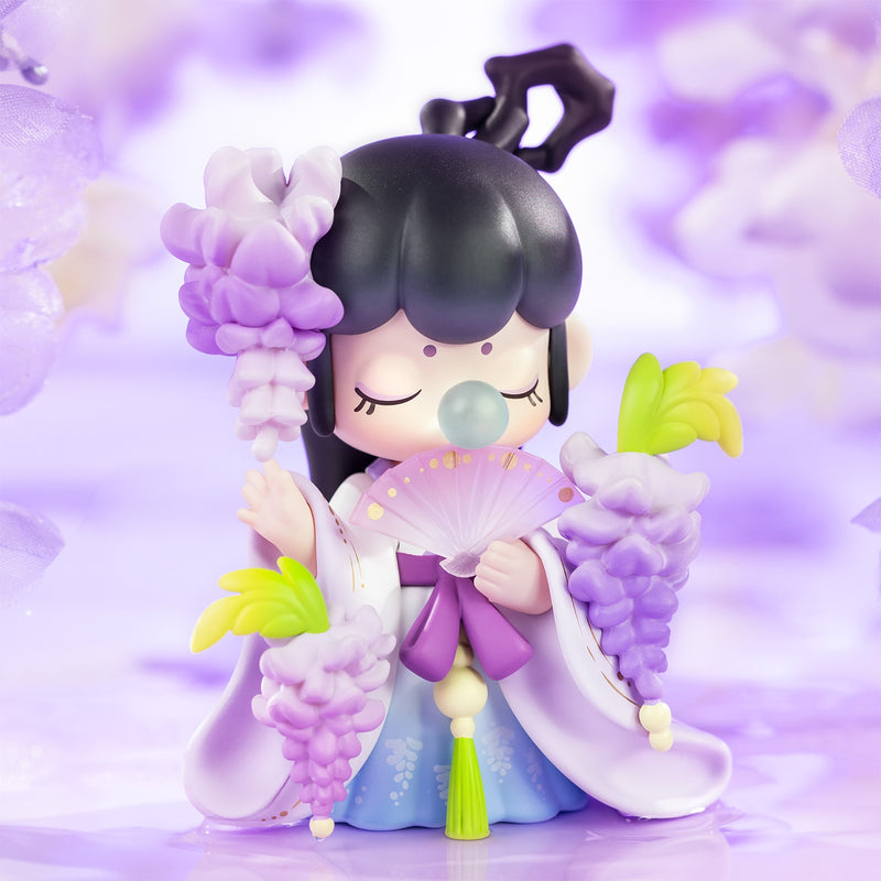 Wisteria variant of the Robotime Nanci Flower Stories blind box series