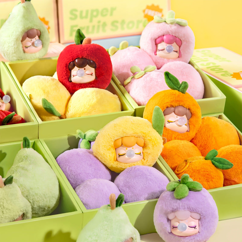 All variants of the Robotime Nanci Fruit Mood Surprise Plush Pendant blind box series