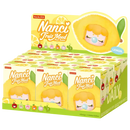 Display with six packages from the Robotime Nanci Fruit Mood Surprise Plush Pendant blind box series