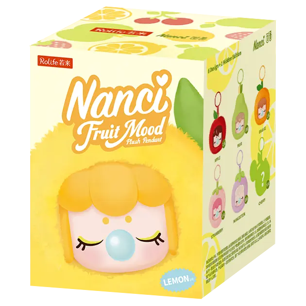 Package of the Robotime Nanci Fruit Mood Surprise Plush Pendant blind box series