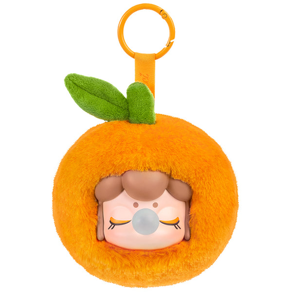Orange variant of the Robotime Nanci Fruit Mood Surprise Plush Pendant blind box series