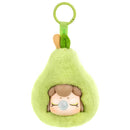 Pear variant of the Robotime Nanci Fruit Mood Surprise Plush Pendant blind box series