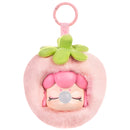 Strawberry variant of the Robotime Nanci Fruit Mood Surprise Plush Pendant blind box series