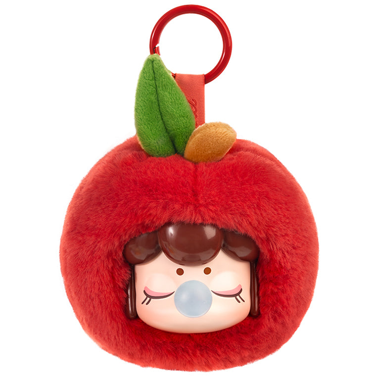 Apple variant of the Robotime Nanci Fruit Mood Surprise Plush Pendant blind box series