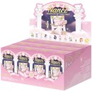 A display with twelve packages from the Robotime Nanci Museum of Fantasyblind box series