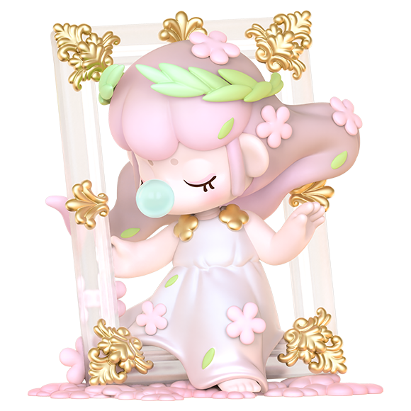 Painting Escapee variant of the Robotime Nanci Museum of Fantasy blind box series