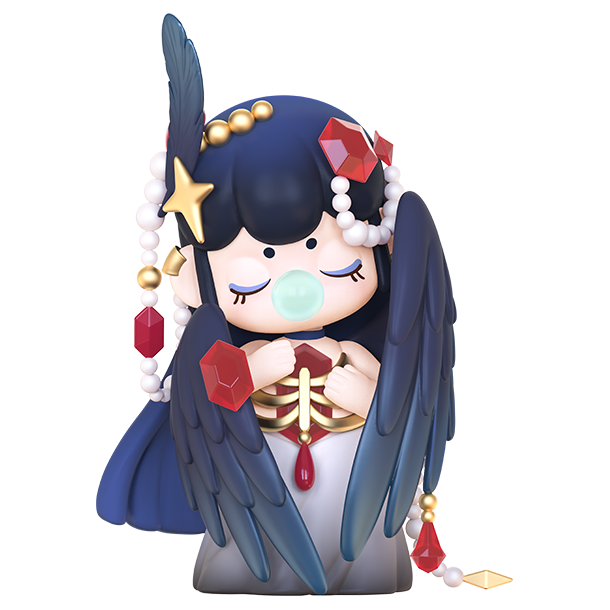 Raven variant of the Robotime Nanci Museum of Fantasy blind box series